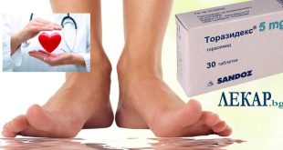 Как се ползва Торазидекс като бърз лек за оток на краката и при високо кръвно? За какво се използва? Мнения.